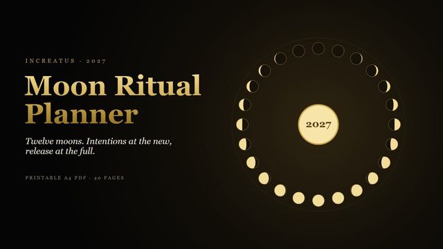 Moon Ritual Planner 2027 cover