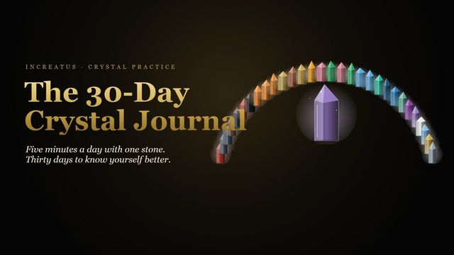 The 30-Day Crystal Journal cover